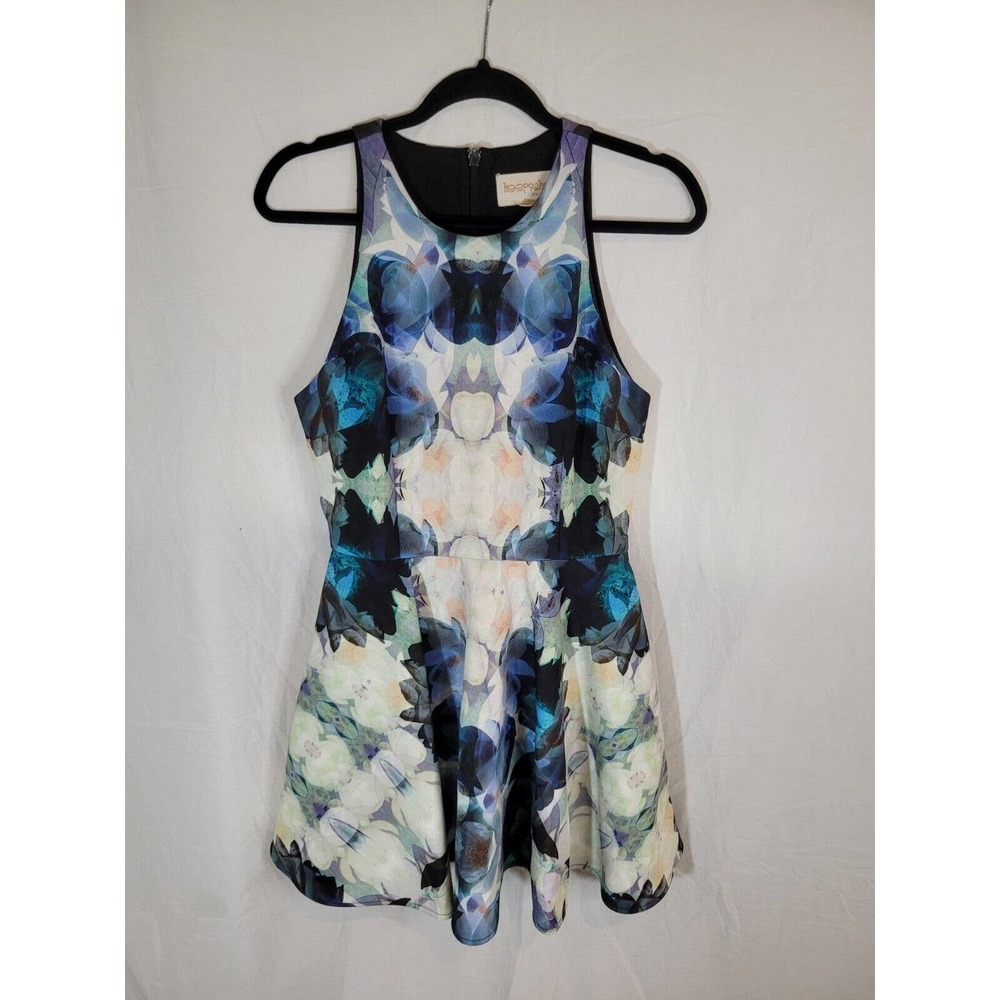 Keepsake the Label Floral Halter Neck Fit and FLare Dress Medium